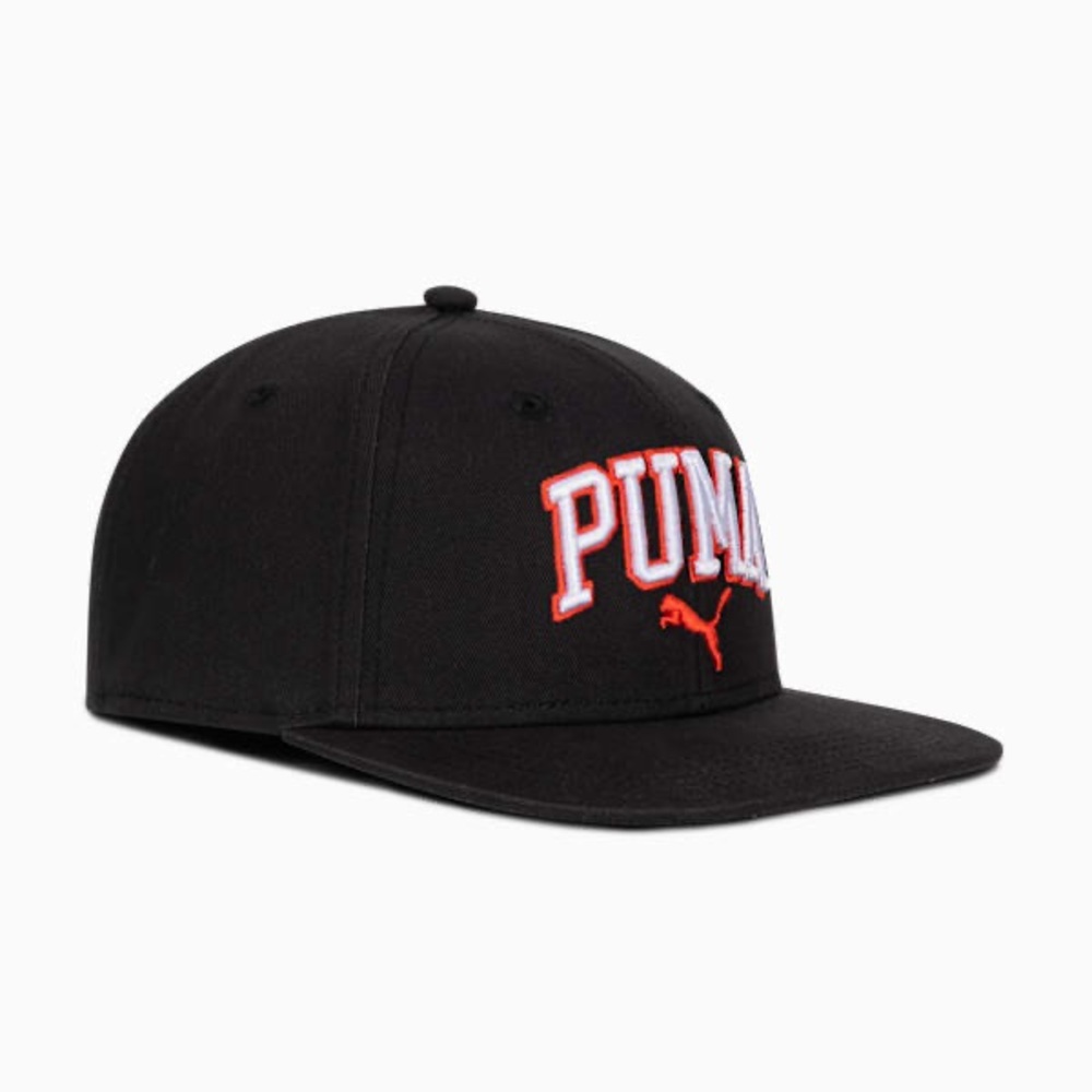 PUMA Black and Red Logo Hat